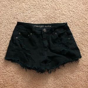 Black American eagle jean shorts!!